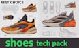 custom sneaker  design unique shoe concepts with  sketches