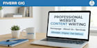 write website content for your business