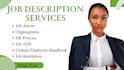 write seo optimized job description and job posting for hiring