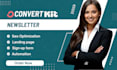convertkit newsletter design kit automation kit landing page design