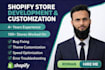shopify theme development and custom code