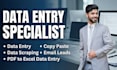 do data entry, web research, excel, copy paste, virtual assistant tasks