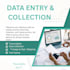 do professional data entry and transcription