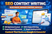 write SEO content, blog posts, website content, and articles