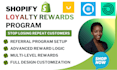 build a shopify loyalty and rewards program alpha smile appstle essent okendo