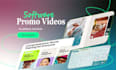 create saas website promo