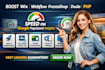 boost wix webflow prestashop duda PHP speed on google page speed insight