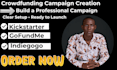 create crowdfunding campaign kickstarter gofundme indiegogo