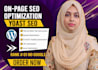 do on page SEO optimization and boost website ranking fast