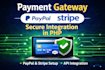integrate paypal and stripe payment gateway in PHP website