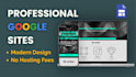 create a clean google sites website from your content