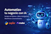 automatizo tu negocio con ia python, bots, zapier, make
