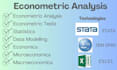 do professional econometric modelling and data analysis