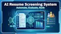 build ai resume screening and CV matching system