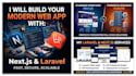 develop responsive modern website using next js and laravel