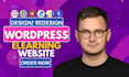 build lms educational course website elearning website using learndash, docebo