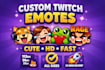 create custom twitch emotes and badges