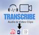 transcribe your audio and video files