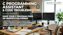 write c programs and solve basic coding problems