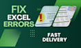 fix your excel formulas, errors and spreadsheets fast