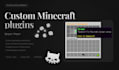 create a spigot or paper plugin for your minecraft server