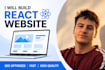 build high performance pixel perfect react landing page