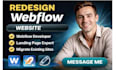 redesign webflow website webflow landing page webflow devloper webflow website