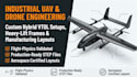 do aircraft design, vtol uav, and drone manufacturing layouts