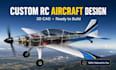 professionally design your custom rc aircraft and airplane cad model