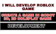 develop your full roblox game, create a game in godot, 3d, 2d roleplay game