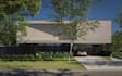 design concrete house 3d rendering,green facade,curtain wall,3d elevations model