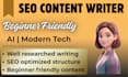 write beginner friendly tech blogs, python and ai articles