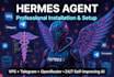 install and setup hermes agent on vps with telegram