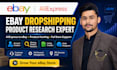 do ebay dropshipping product research and product hunting