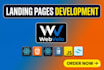 design and develop a modern responsive landing page