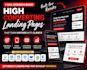 create a high converting landing page on gohighlevel and wordpress