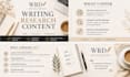 write and research high quality articles