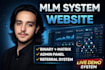 create MLM software with compensation plan and admin panel