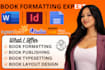 do ingramspark book formatter, typesetter and paperback cover design