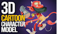 do 3d cartoon character model