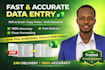 do accurate data entry and copy paste tasks