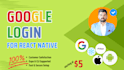 add google login authentication in your react native app