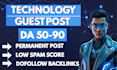 do tech guest post backlink, technology guest post on USA,UK tech blog