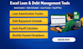 create loan amortization tracker, dept or loan amortization schedule