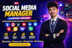 be your social media manager and content creator