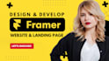 design modern framer website builder sites as a framer developer