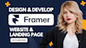 design modern framer website builder sites as a framer developer