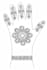 design henna mehndi pattern art