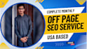 do SEO off page, high quality backlinks and link building