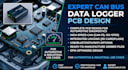 design a can bus data logger pcb for automotive diagnostics